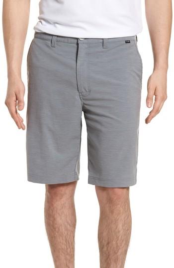 Men's Travis Mathew La Paz Regular Fit Slub Knit Shorts - Grey