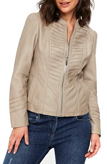 Women's Wallis Khloe Gothic Faux Leather Jacket Us / 8 Uk - Green