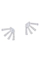 Women's Kwiat Wraparound Diamond Stud Earrings