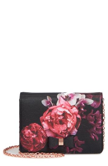 Ted Baker London Splendour Mini Bow Evening Bag - Black