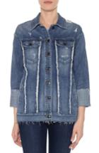 Women's Joe's Collector's Edition Belize Deconstructed Denim Jacket - Blue
