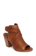 Women's Frye Dani Peep Toe Bootie M - Brown