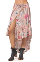 Women's Rip Curl Wildflower High/low Maxi Skirt - Pink