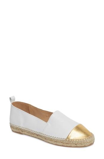 Women's Patricia Green Lynn Cap Toe Espadrille M - White