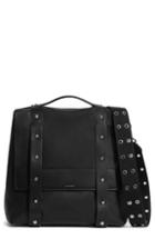 Allsaints Sid Leather Convertible Backpack - Black