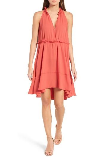 Women's Chelsea28 Ruffle High/low Dress, Size - Red