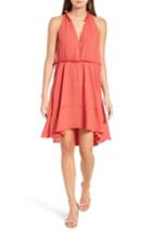 Women's Chelsea28 Ruffle High/low Dress, Size - Red