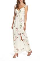 Women's June & Hudson Floral Maxi Dress - Ivory