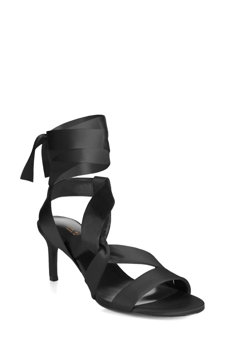 Women's Via Spiga Jett Sandal .5 M - Black