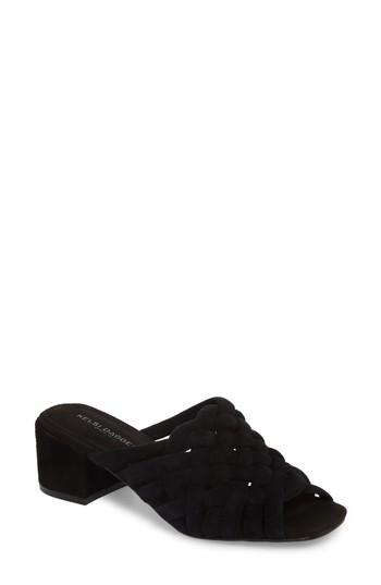 Women's Kelsi Dagger Brooklyn Sky Dress Woven Mule Sandal .5 M - Black