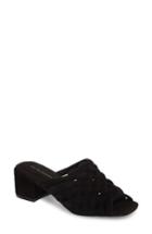 Women's Kelsi Dagger Brooklyn Sky Dress Woven Mule Sandal .5 M - Black