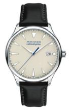 Men's Movado Heritage Calendoplan Leather Strap Watch, 40mm