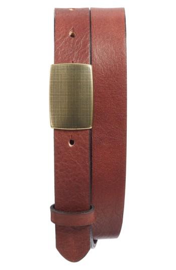 Men's Bosca The Donatello Leather Belt - Dark Brown