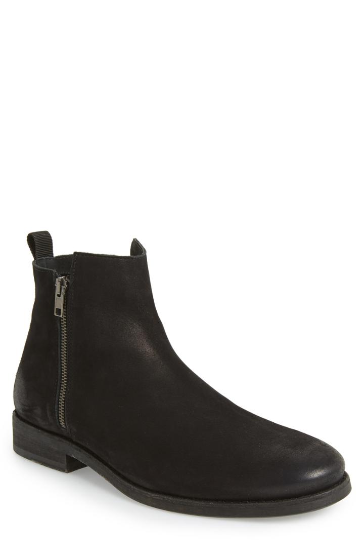 Men's Supply Lab Vance Double Zipper Boot .5 D - Black