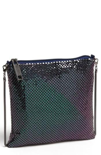 Whiting & Davis Clutch - Blue/green