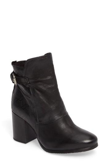 Women's Miz Mooz Noel Textured Bootie Eu - Black
