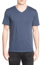 Men's The Rail Slub Cotton V-neck T-shirt, Size - Blue