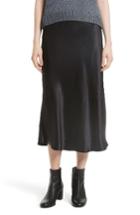 Women's Vince Elastic Waist Slip Skirt - Black