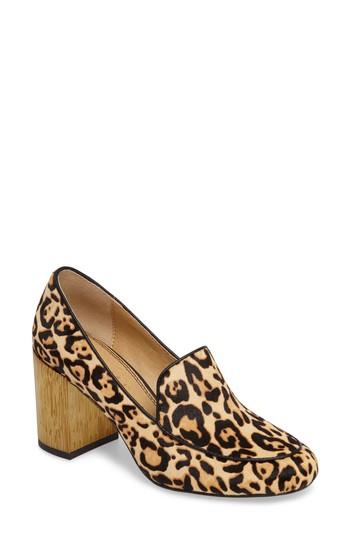 Women's Splendid Rosita Iii Genuine Calf Hair Loafer Pump .5 M - Brown