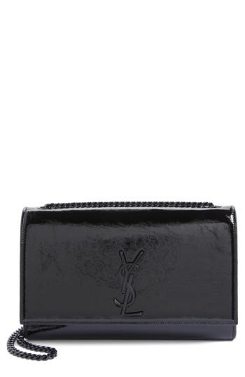 Saint Laurent Medium Kate Glazed Leather Crossbody Bag -