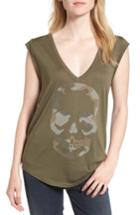 Women's Zadig & Voltaire Skull Tee - Green