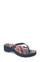 Women's Tory Burch Wedge Flip Flop M - Red