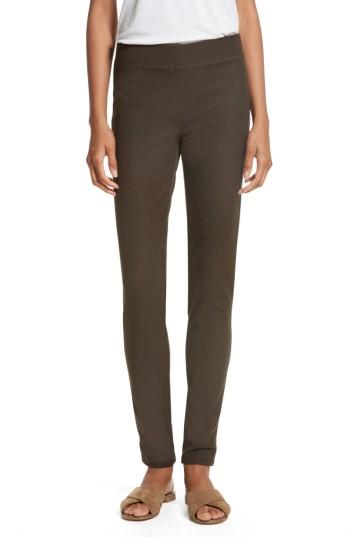 Women's Joseph Stretch Gabardine Leggings Us / 34 Fr - Green