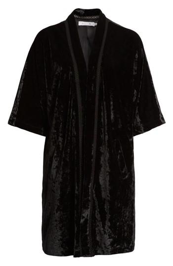 Women's Billy T Embroidered Velvet Kimono Jacket