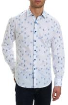 Men's Robert Graham Reid Classic Fit Sport Shirt - White