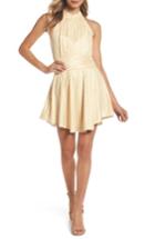 Women's C/meo Collective Believe In Me Halter Neck Party Dress - Yellow