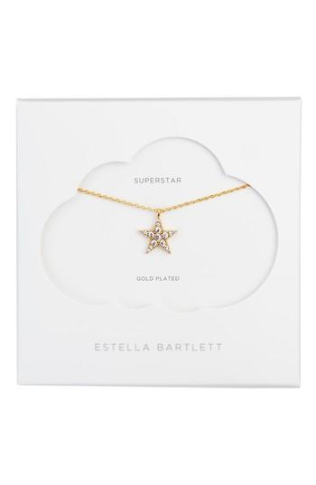 Women's Estella Bartlett Granulated Star Necklace