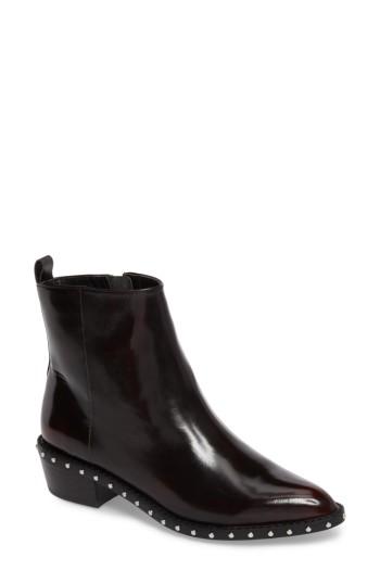 Women's Linea Paolo Tailor Studded Bootie M - Black