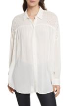Women's Rebecca Minkoff Pearla Shirt, Size - Ivory