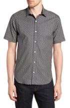 Men's Jeff Clovis Novelty Tailored Fit Print Sport Shirt - Blue