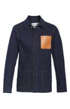 Men's Loewe Workwear Denim Jacket Eu - Blue