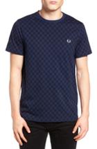 Men's Fred Perry Checkerboard Print T-shirt