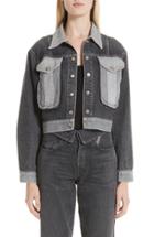 Women's Jean Atelier Veroniqua Denim Jacket - Grey