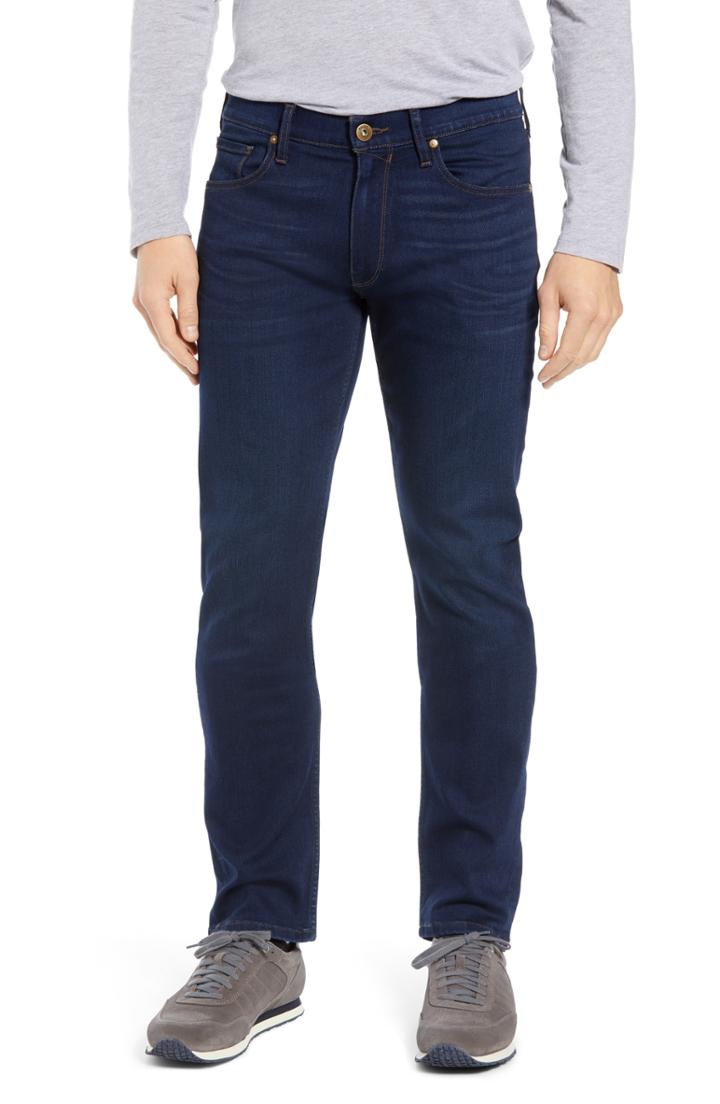 Men's Paige Transcend Normandie Straight Leg Jeans - Blue