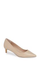 Women's Charles By Charles David Kitten Pointy Toe Pump M - Beige
