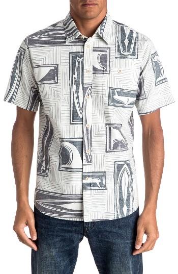 Men's Quiksilver Shapers Choice Regular Fit Sport Shirt - Metallic