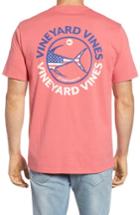 Men's Vineyard Vines Usa Tuna Graphic Pocket T-shirt - Red