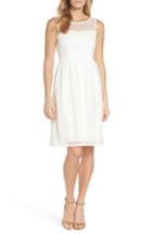 Women's Adrianna Papell Embroidered Diamonds Fit & Flare Dress - Ivory