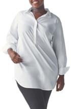 Women's Universal Standard Elbe Tunic Shirt Xs (10-12) - White