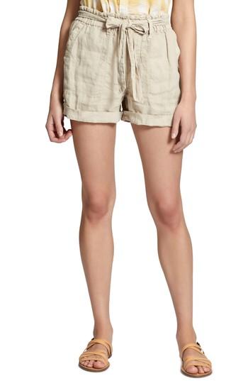 Women's Sanctuary Muse Tie Waist Shorts - Beige