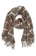 Women's David & Young Houndstooth Scarf