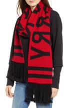 Women's Moose Knuckles Sorry Not Sorry Scarf, Size - Black