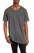 Men's The People Vs. 1cm Stripe T-shirt - Black