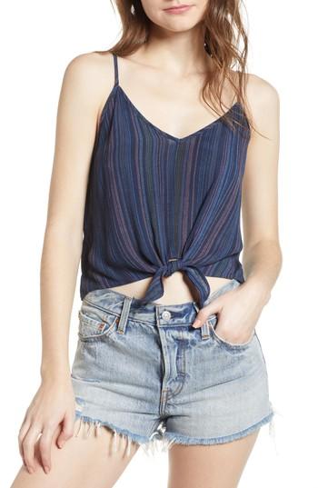 Women's Ten Sixty Sherman Tie Front Tank - Blue