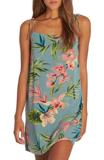 Women's Billabong Night Twist Dress Camisole Dress - Blue