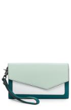 Women's Botkier Cobble Hill Leather Continental Wallet - Green